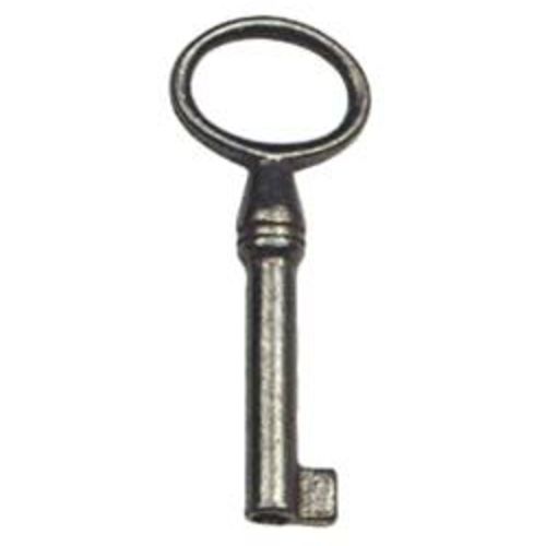 Serrure de tiroir 267F 45 x 70 mm axe 25 mm LG12 finition fer limé avec 1 clé DEVISMES S267A25FL photo du produit Secondaire 2 L