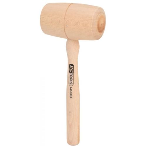 Maillet bois tête diamètre de 80 mm - avec manche frêne galbé 500 g KS TOOLS 140.5233 photo du produit Secondaire 3 L