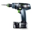 Perceuse-visseuse 10,8V TXS + 2 batteries 2,6Ah + chargeur + coffret SYSTAINER - FESTOOL - 576102 pas cher Secondaire 1 S