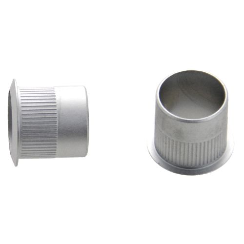 Entrée de batteuse diamètre 22mm hauteur 19mm finition laiton poli photo du produit Secondaire 3 L