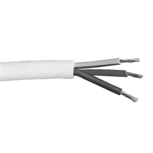 Câble souple HO5 VV-F 50m 3 x 2,5mm² blanc - FILS & CABLES - 008306 (DYA) pas cher Secondaire 1 L