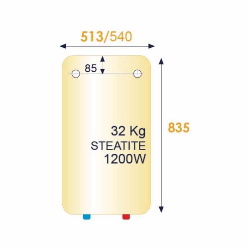 Chauffe-eau électrique Atlantic Ego 100 Litres Vertical 861211