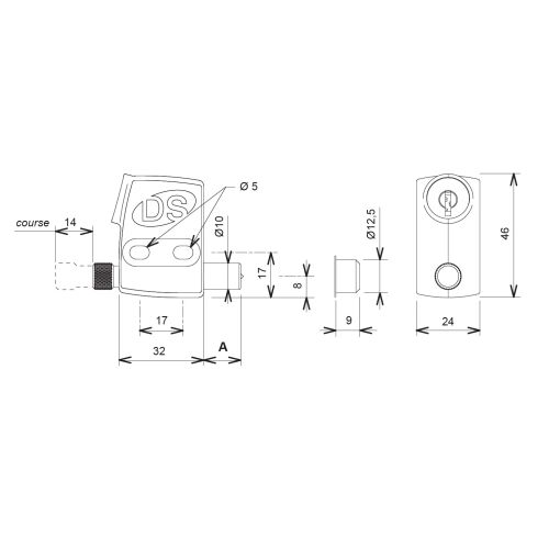 Arrêt de vantail S'HESTIA semi-automatique gris  RAL 9006 LA CROISEE DS S2590-007 photo du produit Secondaire 6 L