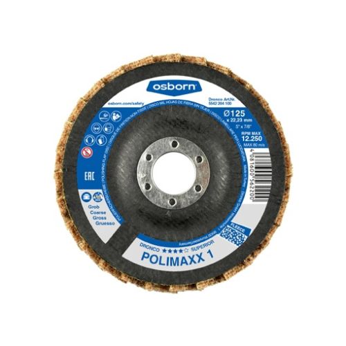Disque à lamelles de polissage Polimaxx gros 125 mm DRONCO 5542204100 photo du produit Secondaire 1 L