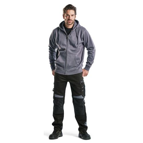 Pantalon artisan noir/gris clair taille 48C - BL&Aring;KL&Auml;DER - 155618609994D104 pas cher Secondaire 4 L