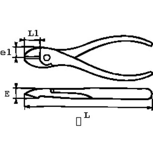 Pinces coupantes diagonales bi-matière pour mécanicien avec ressort 165mm - SAM OUTILLAGE - 232-R16G pas cher Secondaire 2 L