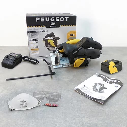Scie circulaire 18 V EnergySaw-C18VBL 165 mm Brushless + batterie 5 Ah + chargeur PEUGEOT OUTILLAGE 650352 photo du produit Secondaire 12 L