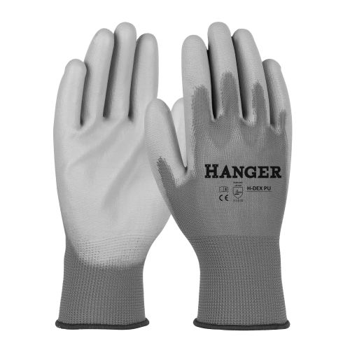 Gants de travail H-Dex T 8 enduit polyuréthane en 3 paires - HANGER - 300002 pas cher