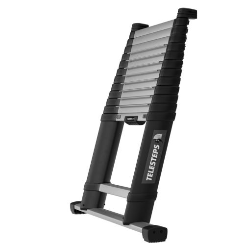 Echelle t&eacute;lescopique automatique PRIME LINE 4,1m avec stabilisateur et pied - TELESTEPS - TEL-72241STAB/PPS pas cher Secondaire 1 L