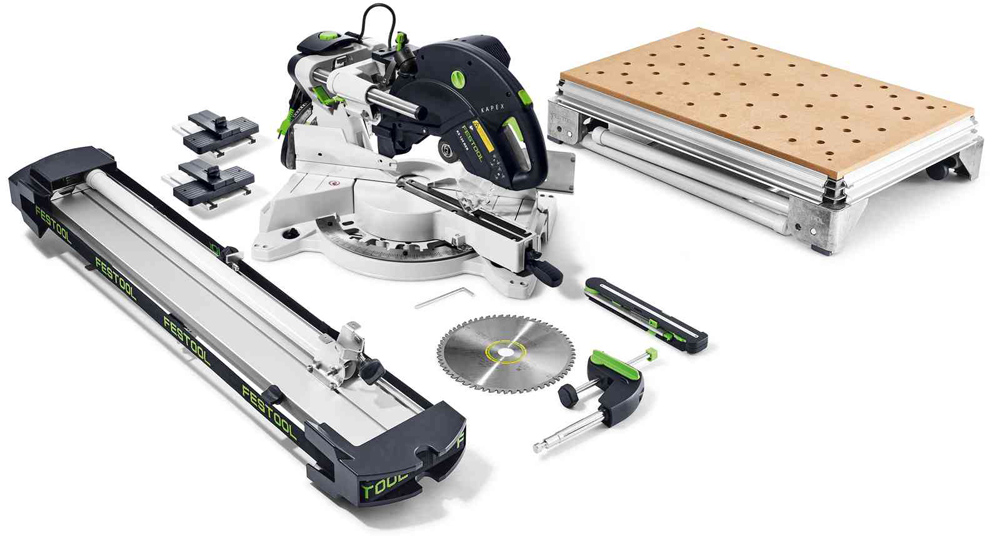 Scie à onglets radiale KAPEX KS 120 REB Set MFT FESTOOL 576663