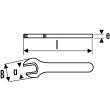 Clé à fourche 1 tête isolée 1000V 11mm - SAM OUTILLAGE - Z-10-11 pas cher Secondaire 1 S