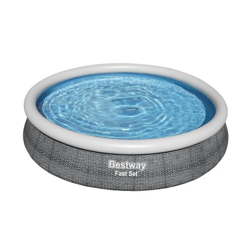 Piscine hors sol fast set ronde effet rotin 366 x 76 cm BESTWAY 57445 photo du produit Secondaire 1 L