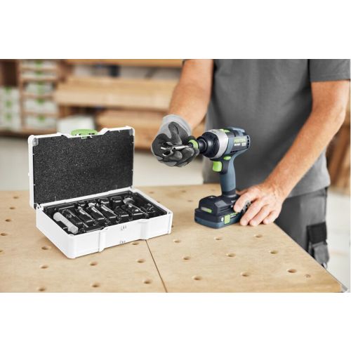 Kit de forets FORSTNER SYS3 S 76-FB CE-SORT/5 FESTOOL 578110 photo du produit Secondaire 2 L
