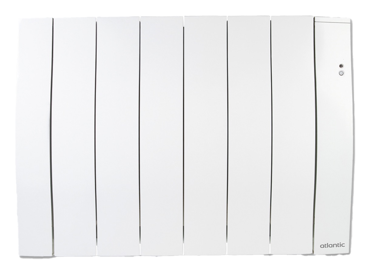 Radiateur Galapagos Néo pilotage intelligent connecté horizontal 1250 W blanc ATLANTIC 500611