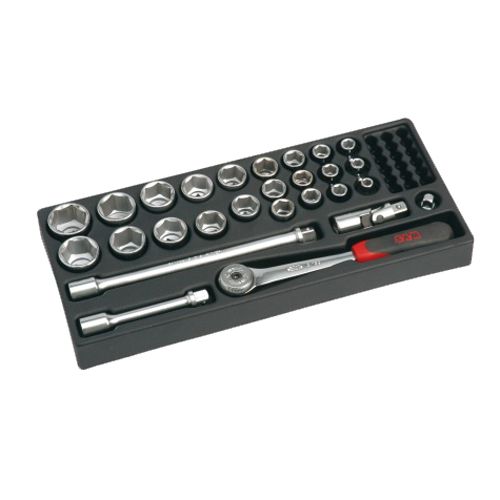 Module ABS 1/3 de 27 outils 1/2'' 6 pans SAM OUTILLAGE 75-SH1M photo du produit Principale L