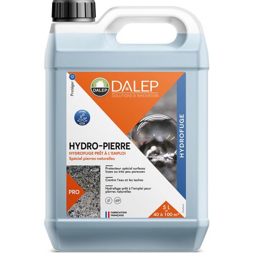 Hydrofuge sp&eacute;ciale pierre Hydro-pierre 5l - DALEP - 260005 pas cher