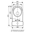 Pack WC standard PRIMA  blanc multi sortie orientable à poser GEBERIT 08324300000201 photo du produit Secondaire 1 S