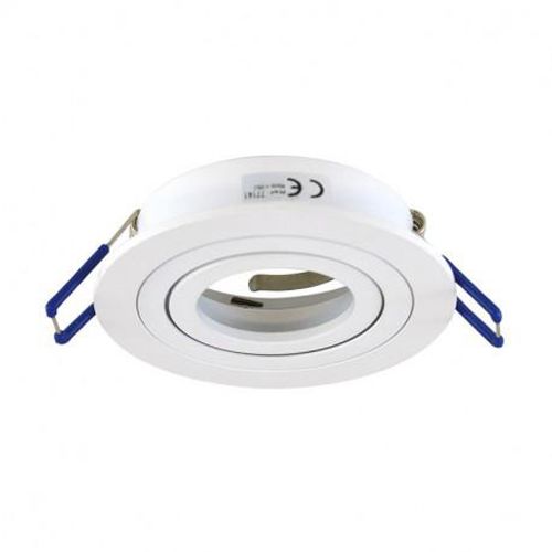 Support de spot rond orientable D 92 mm argent MIIDEX LIGHTING 7712 photo du produit Secondaire 6 L