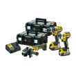 Pack de 3 outils 18 V (DCF887 + DCD796 + DCG405)  + 2 batteries 5 Ah + chargeur + coffret TSTAK DEWALT DCK384P2T-QW photo du produit Secondaire 1 S