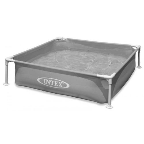 Piscine acidulée Metal Frame Junior carrée bleue 122 x 122 x 30 cm - INTEX- 775252 pas cher Principale L