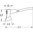 Hachette BRONZEPLUS 480 mm KS TOOLS 963.9606 photo du produit Secondaire 1 S