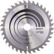 Lame de scie circulaire Optiline Wood 230 x 30 x 2,8 mm 36 dents BOSCH 2608640628 photo du produit