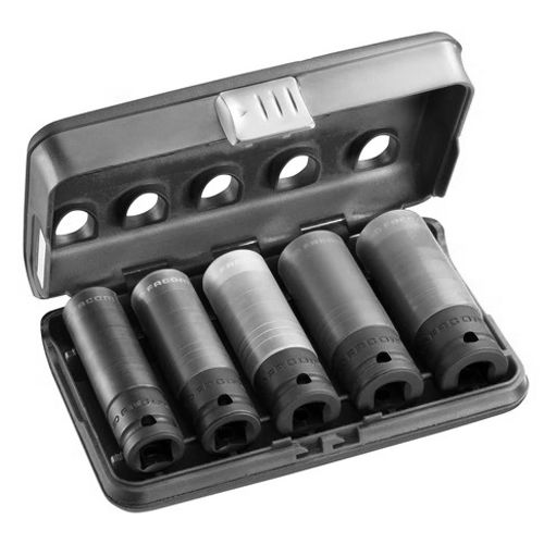 Coffret de 5 douilles à choc renforcé 1/2'' - FACOM - NSI.5LPB pas cher