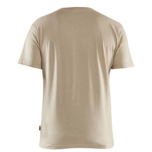 T-shirt imprimé 3D à manches courtes beige T3XL - BLÅKLÄDER - 353110422509XXXL pas cher Secondaire 1 L