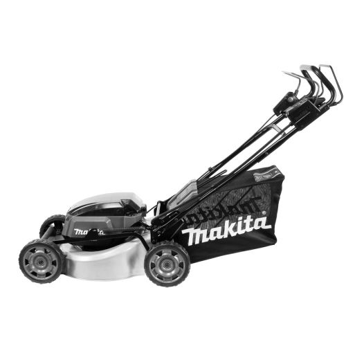 Tondeuse à gazon auto-tractée 2x18V LXT + 4 batteries 5Ah + chargeur - MAKITA - DLM462PT4 pas cher Secondaire 2 L