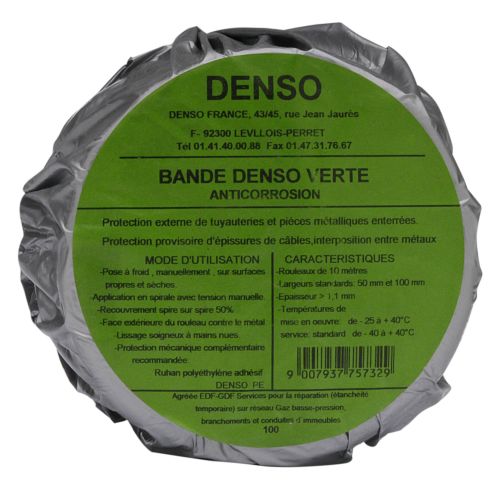 Bande d'étanchéité DENSO verte 50mmx10m - GEB - 818101 pas cher Principale L