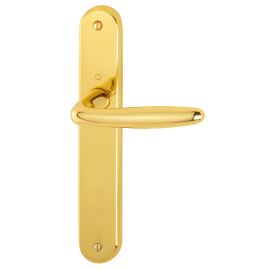 Ensemble sur plaques Hoppe Roissy laiton - 23673 photo du produit Principale M