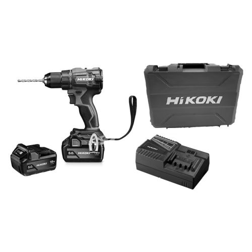 Perceuse à percussion 18V 70Nm + 2 batteries 5Ah + chargeur + coffret - HIKOKI - DV18DEWJZ pas cher