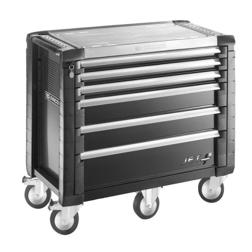 Servante JET+ 6 tiroirs - 5 modules par tiroir Noir - FACOM - JET.6GM5PF pas cher
