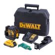 Niveau laser croix 18 V + batterie 2 Ah + chargeur + coffret DEWALT DCLE34021D1-QW photo du produit