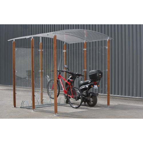 Abri vélos en bois 4 m² 211 x 208 x 220 cm B821C photo du produit Principale L