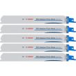 5 lames de scie sabre PRO Medium-Thick Metal precise S1137BEF 225 x 25 x 1,1 mm BOSCH 2608658994 photo du produit