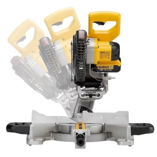 Scie à onglet radiale 18 V XR 184 mm (sans batterie ni chargeur) DEWALT DCS365N-XJ photo du produit Secondaire 4 L