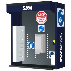 Meuble SANISAM-MURAL Sam outillage livré vide - STHG-3 pas cher Principale M