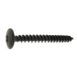 Vis de penture à tête ronde large Torx acier noir 6X35 boîte de 200 ULTIMA 13360035 photo du produit