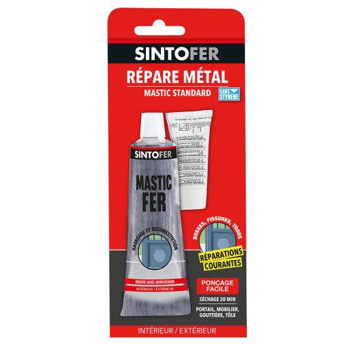 Sintofer mastic fer standard idéal pour le ragréage des surfaces 115 g SINTO 139105 photo du produit Secondaire 3 L