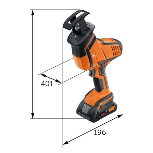 Scie sabre 18 V ASAS 18-21 K AS (sans batterie ni chargeur) + coffret L-Boxx FEIN 71330161000 photo du produit Secondaire 1 L