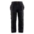 Pantalon polycoton X1500 noir taille 40L - BL&Aring;KL&Auml;DER - 150013809900C146 pas cher
