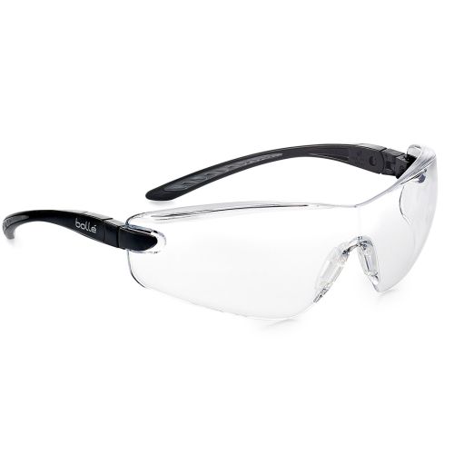 Lunettes à verres incolores anti-rayure/buée branche pivotante + cordon BOLLÉ SAFETY COBPSI photo du produit