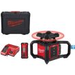 Laser rotatif 18 V M18 M18 RLOH600-201C One-Key rouge horizontale 600 m + 1 batterie 2 Ah + chargeur en coffret MILWAUKEE 4933493191 photo du produit