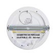 Plafonnier LED ALDEBARAN blanc D220 mm 18 W CCT MIIDEX LIGHTING 77565 photo du produit Secondaire 2 S