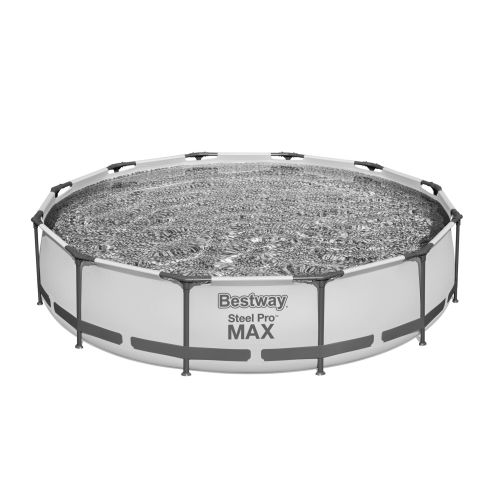 Piscine hors sol ronde STEELPRO MAX 366x76cm - BESTWAY - 56416 pas cher