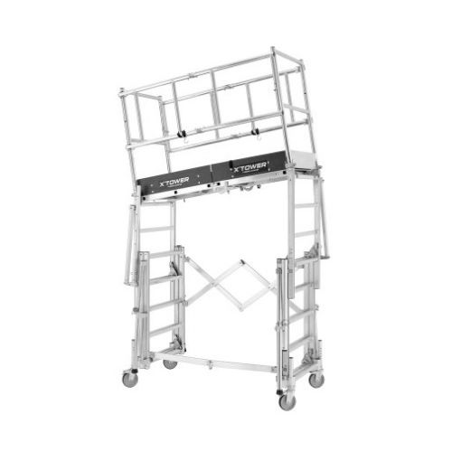 Échafaudage télescopique X-TOWER Hauteur de travail 4m - TUBESCA-COMABI - 22400520 pas cher Secondaire 2 L