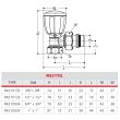 Robinet de radiateur thermostatique équerre 1/2'' - GIACOMINI - R421X133 pas cher Secondaire 1 S