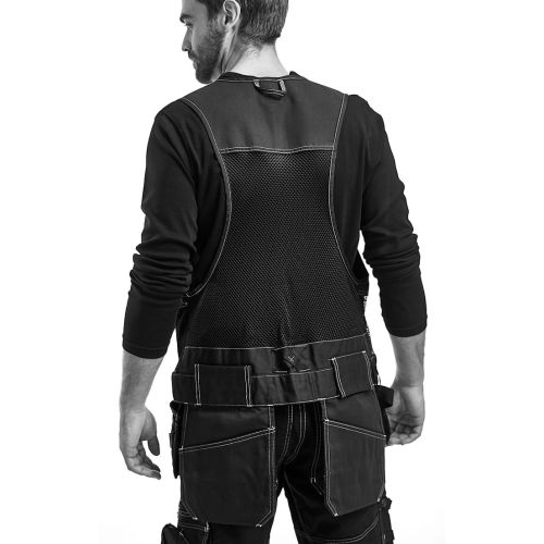 Gilet porte-outils X1500 polycoton noir TS - BL&Aring;KL&Auml;DER - 310013809900S pas cher Secondaire 4 L