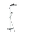 Colonne de douche 1 jet CROMETTA S 240 2 sorties HANSGROHE 27267000 photo du produit